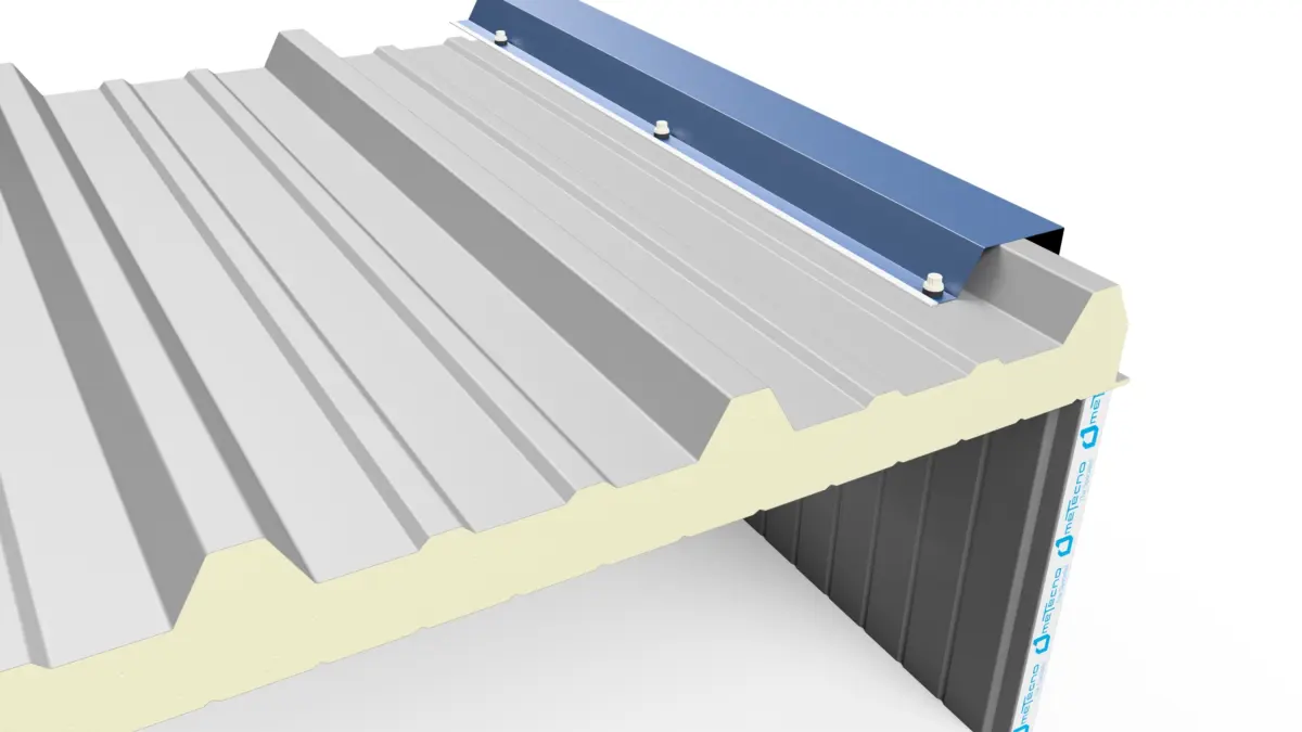 Remate Longitudinal Cubierta Muro 300 PP